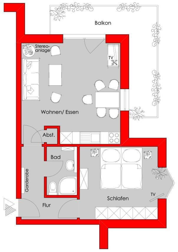 Апартаменти Residenz Albatros Куксгафен Екстер'єр фото
